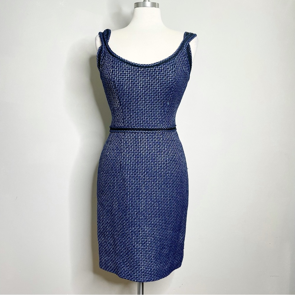 LÓPEZ KNUDSEN Sleeveless Tweed Sheath Dress